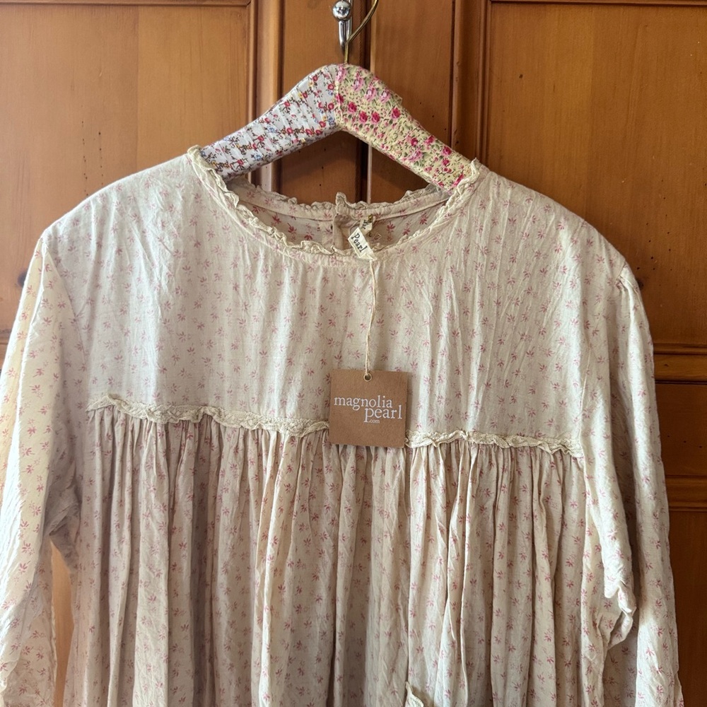 Magnolia Pearl Ivory Floral Top